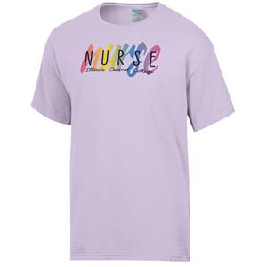 TSHIRT NURSE RAINBOW SCRIBBLE